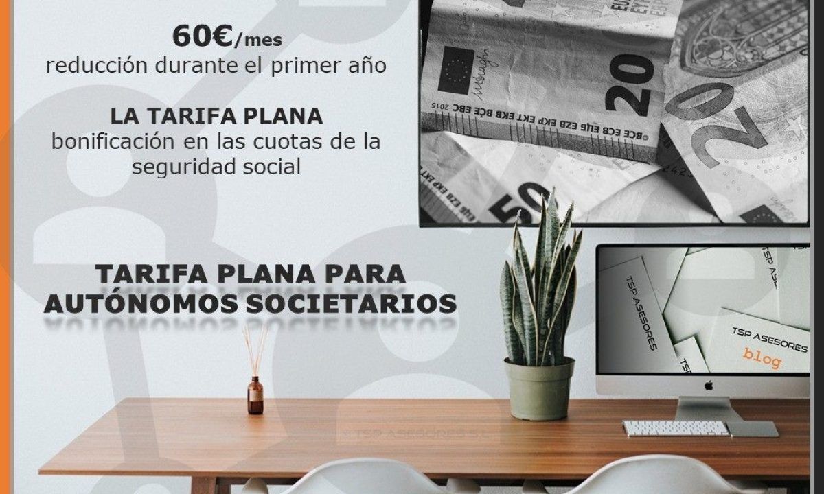 La tarifa plana para autónomos societarios