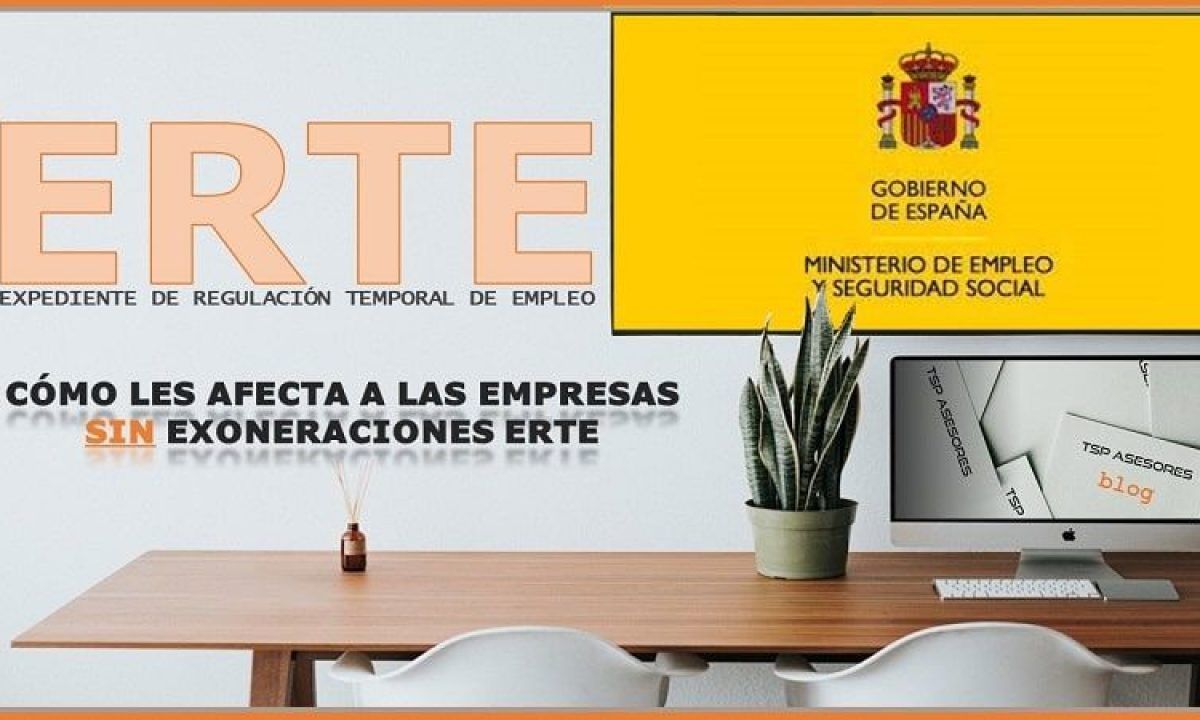 Las empresas sin exoneraciones ERTE