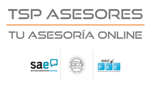 TSP ASESORES, TU ASESORÍA ONLINE (SAE SPA PAE)