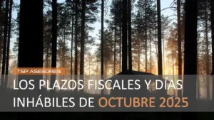 Lee más sobre el artículo Los plazos fiscales y días inhábiles de octubre 2025