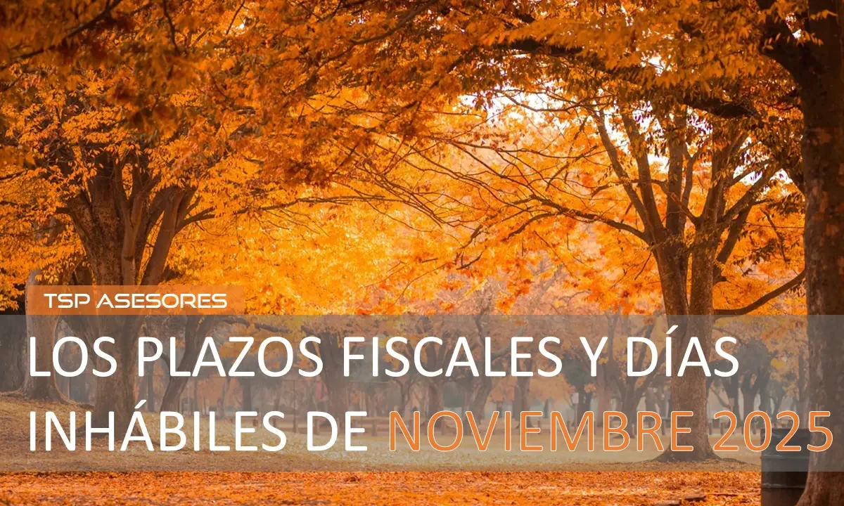 Los plazos fiscales y días inhábiles de noviembre 2025