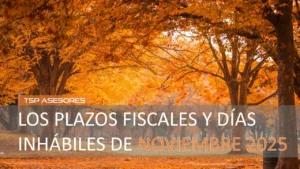 Lee más sobre el artículo Los plazos fiscales y días inhábiles de noviembre 2025