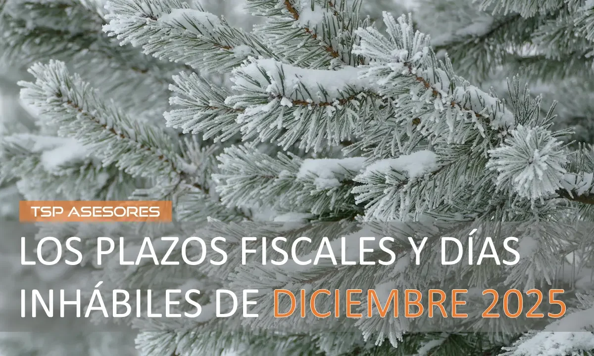 Los plazos fiscales y días inhábiles de diciembre 2025