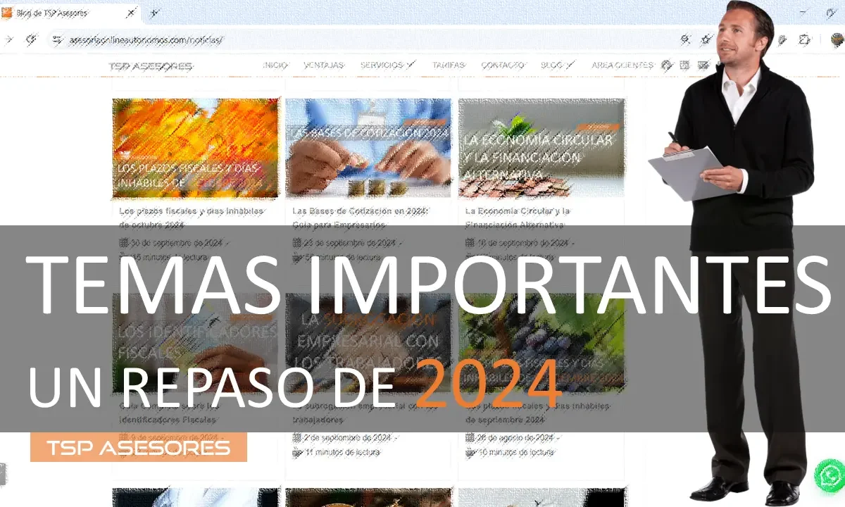 Un repaso de 2024: Artículos fiscales, contables y laborales