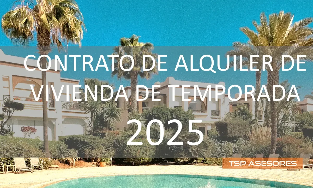 Contrato de alquiler de vivienda de temporada