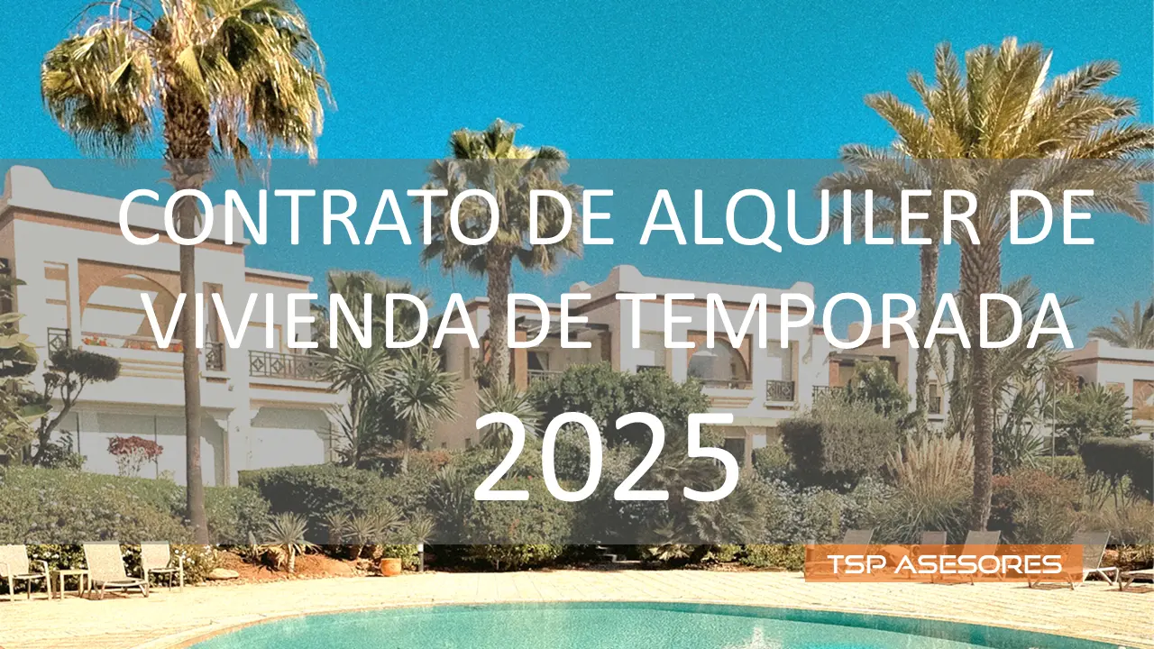 Contrato de alquiler de vivienda de temporada