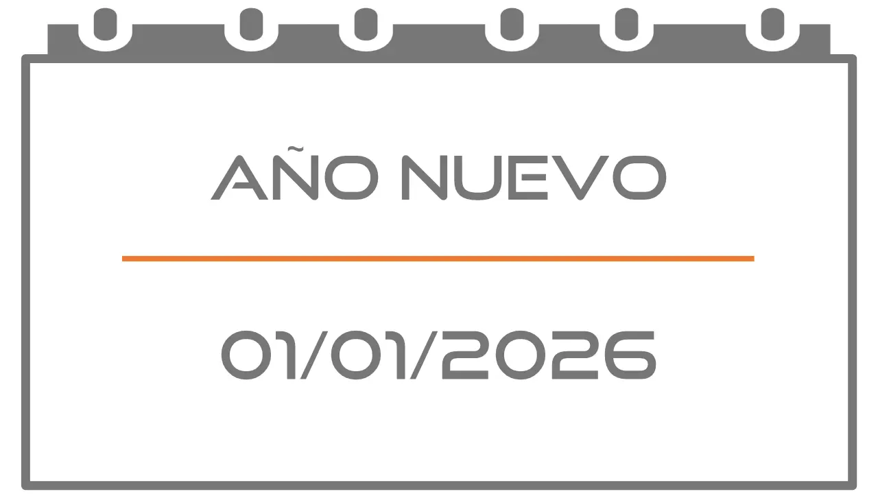 Año Nuevo (Festivo 01-01-2026)