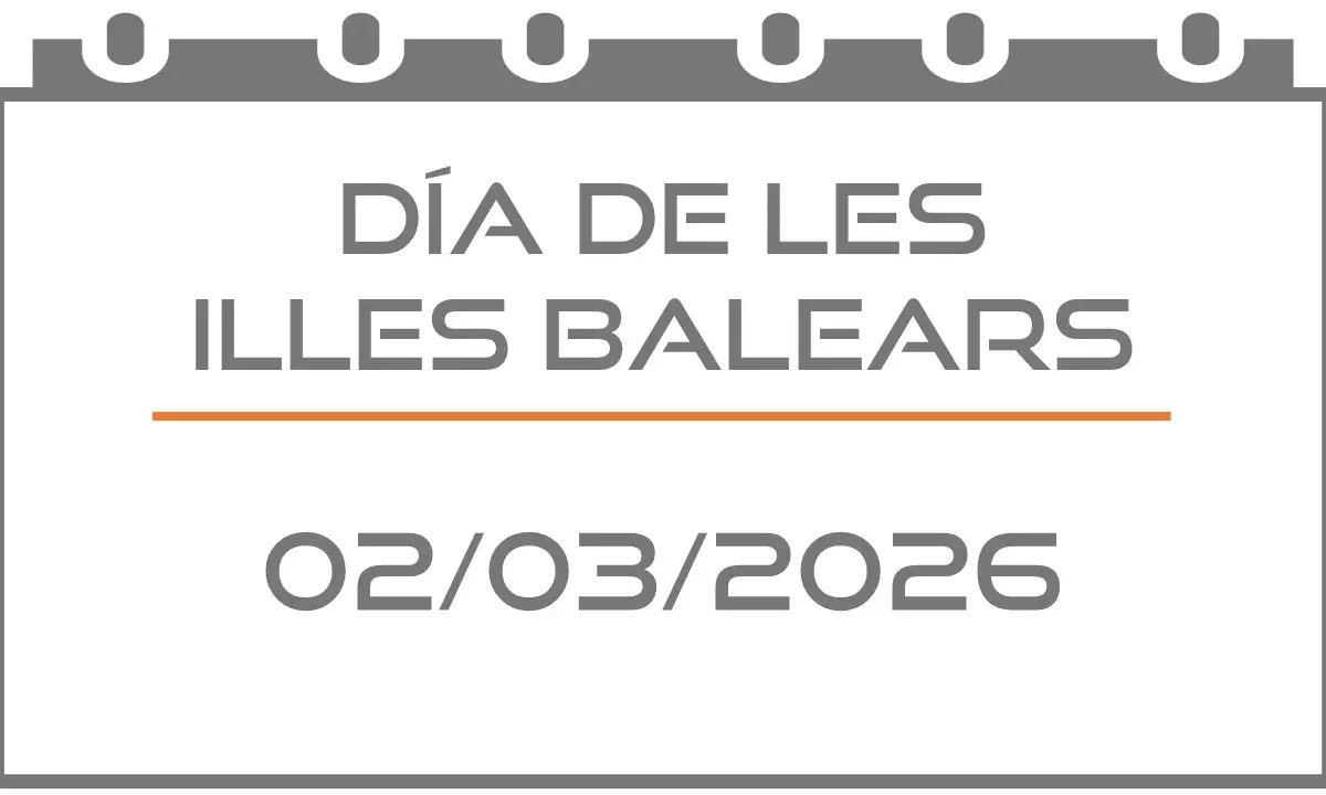 Lunes siguiente al Día de les Illes Balears (Festivo 02/03/2026)
