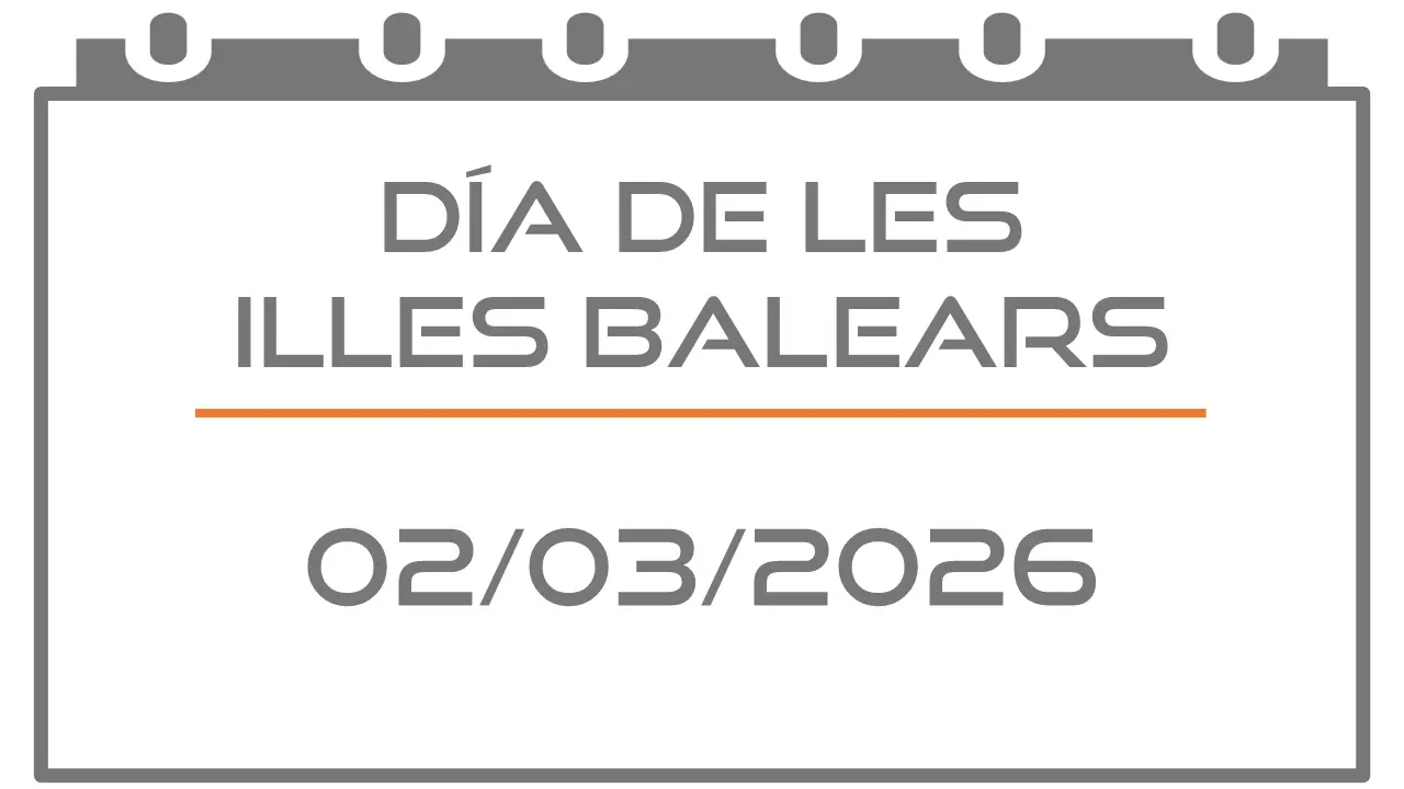 Lunes siguiente al Día de les Illes Balears (Festivo 02-03-2026)