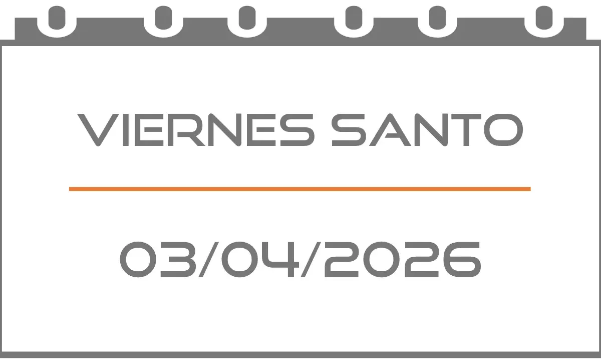 Viernes Santo (Festivo 03/04/2026)
