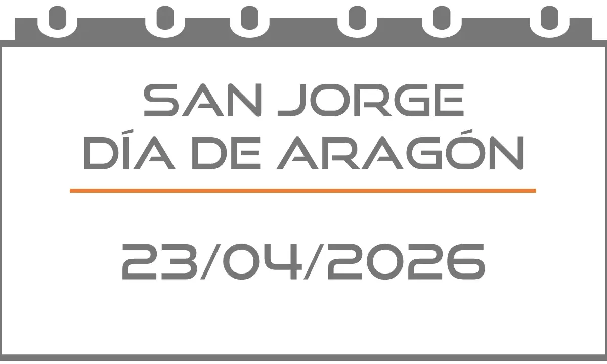 San Jorge/Día de Aragón (Festivo 23/04/2026)
