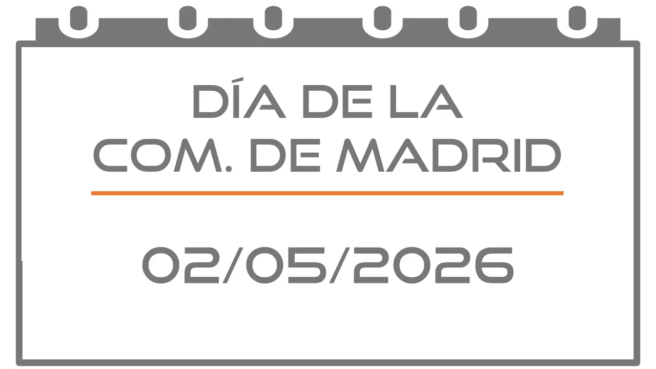 Fiesta de la Comunidad de Madrid (Festivo 02-05-2026)