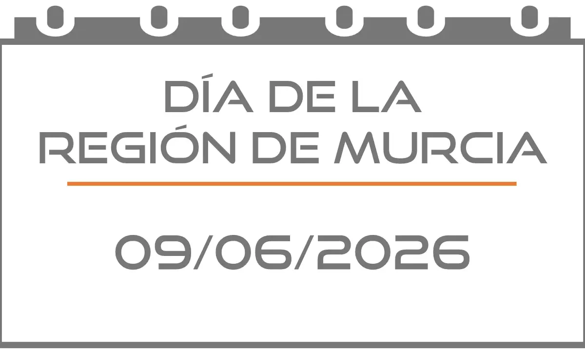 Día de la Región de Murcia (Festivo 09/06/2026)