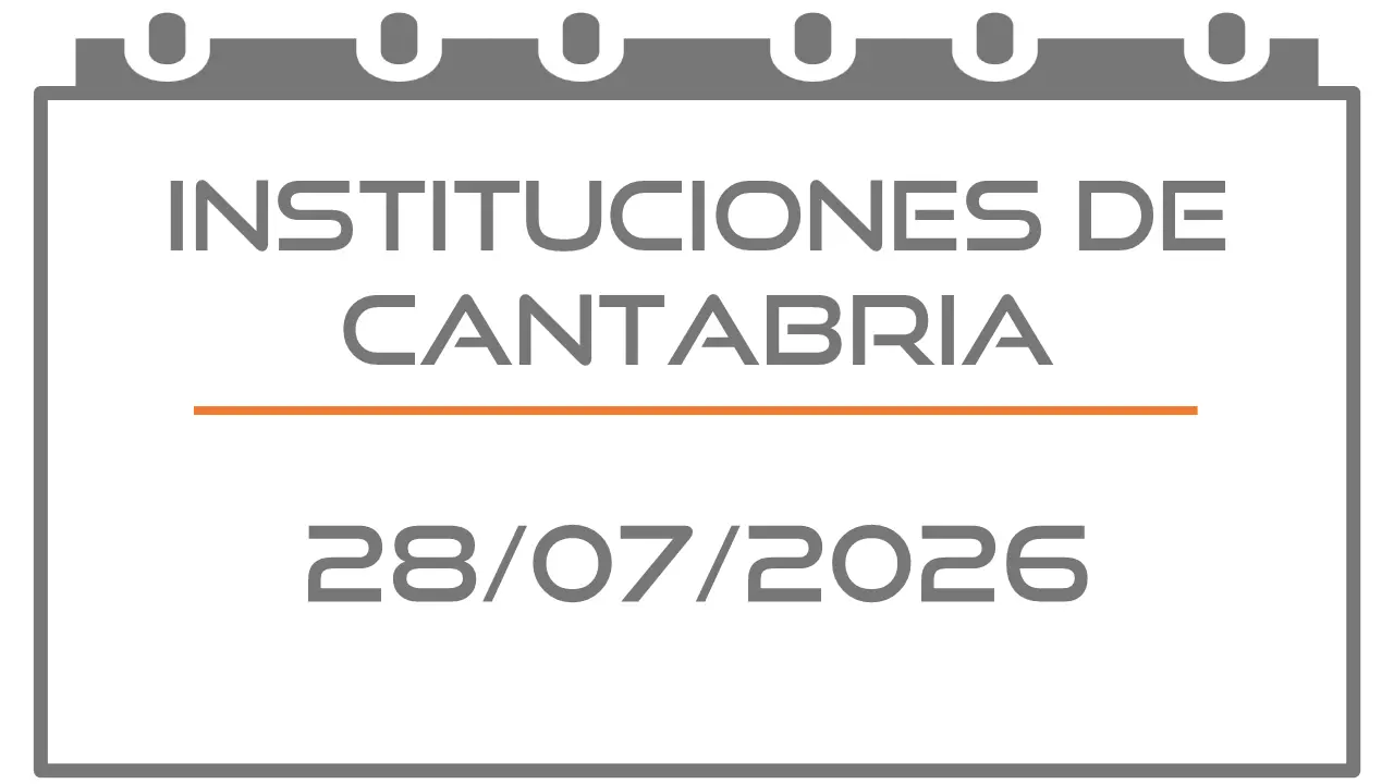 Día de las Instituciones de Cantabria (Festivo 28-07-2026)