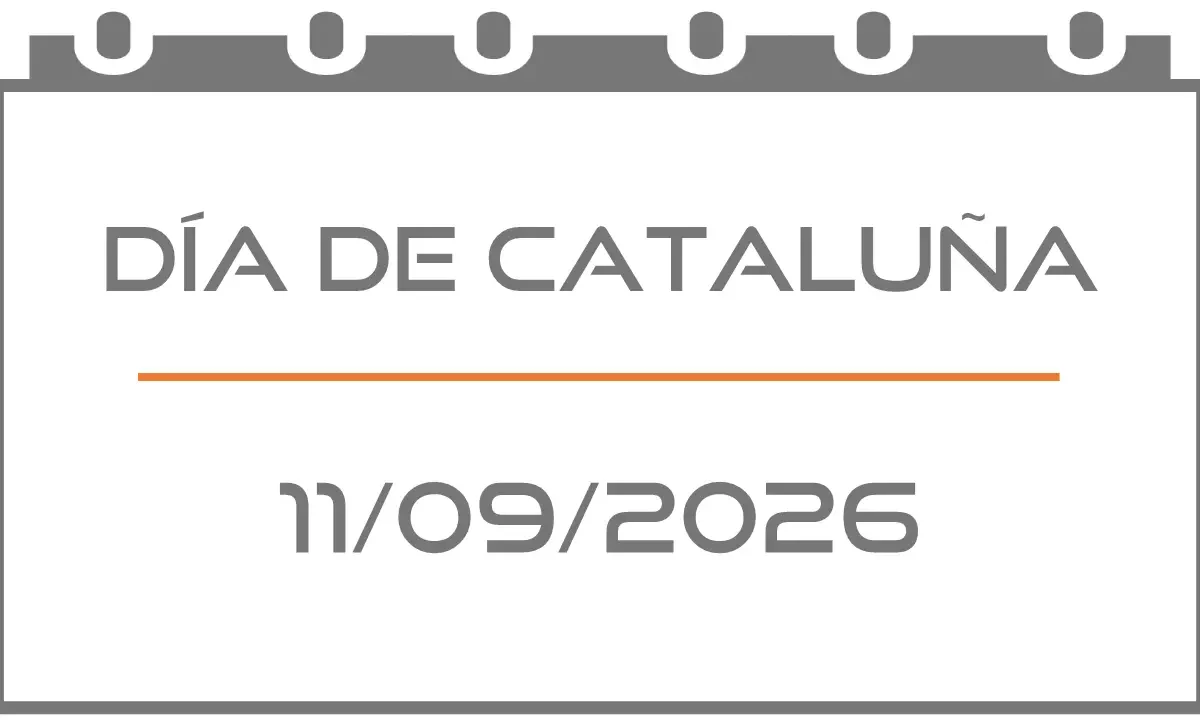 Fiesta Nacional de Cataluña (Festivo 11/09/2026)