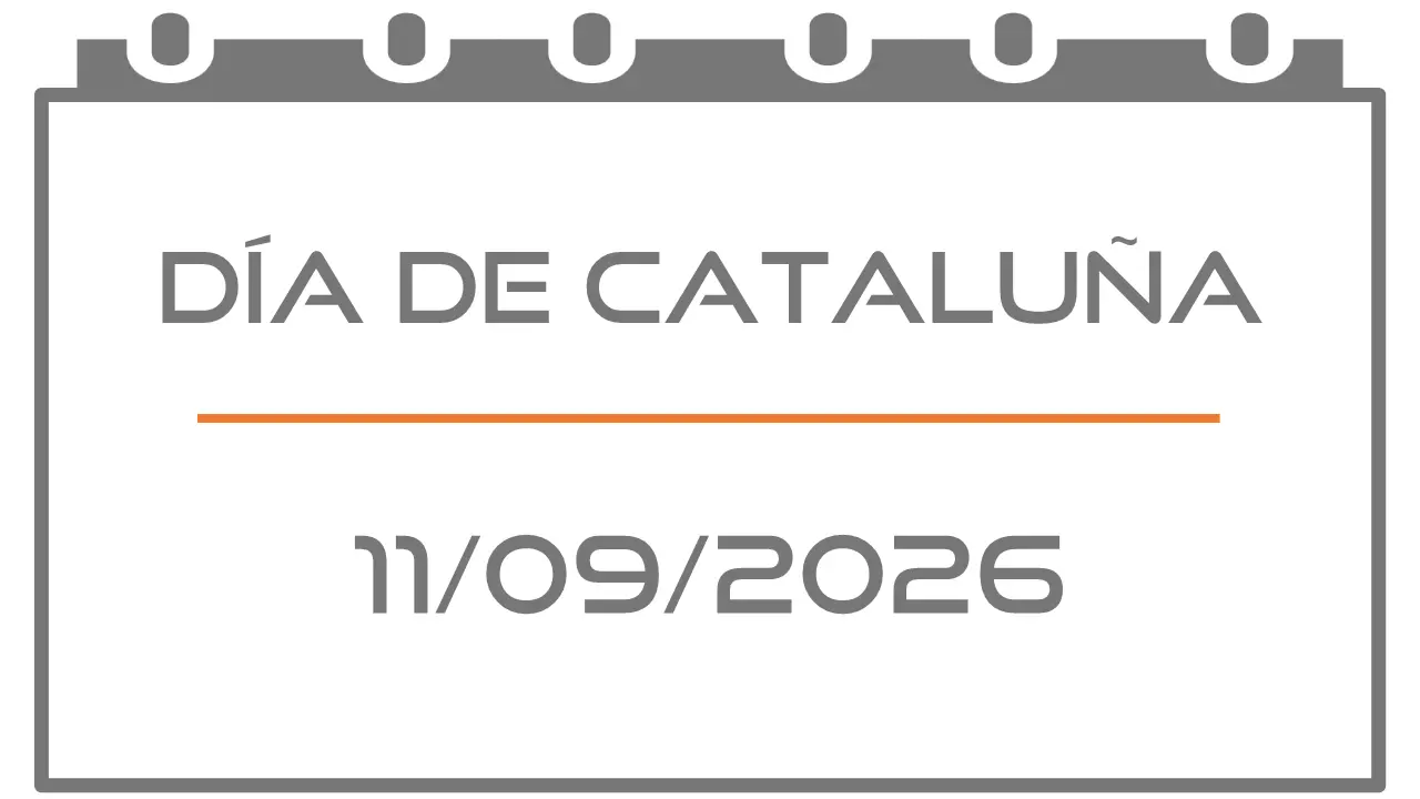 Fiesta Nacional de Cataluña (Festivo 11-09-2026)