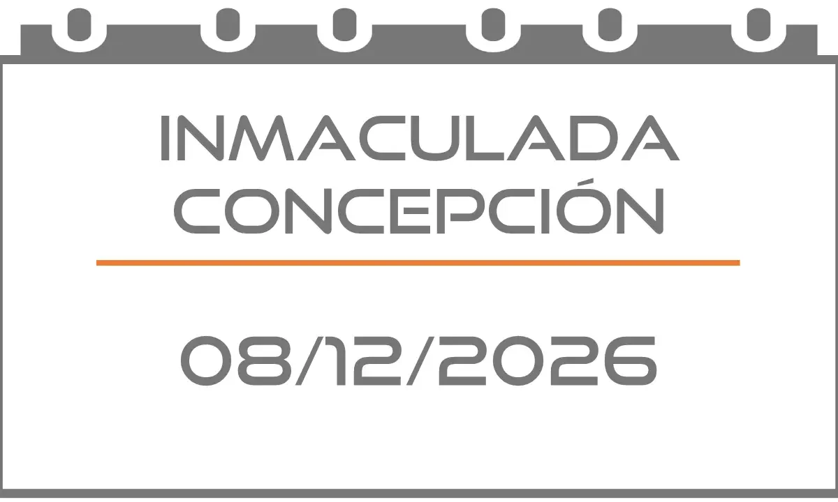 Inmaculada Concepción (Festivo 08/12/2026)