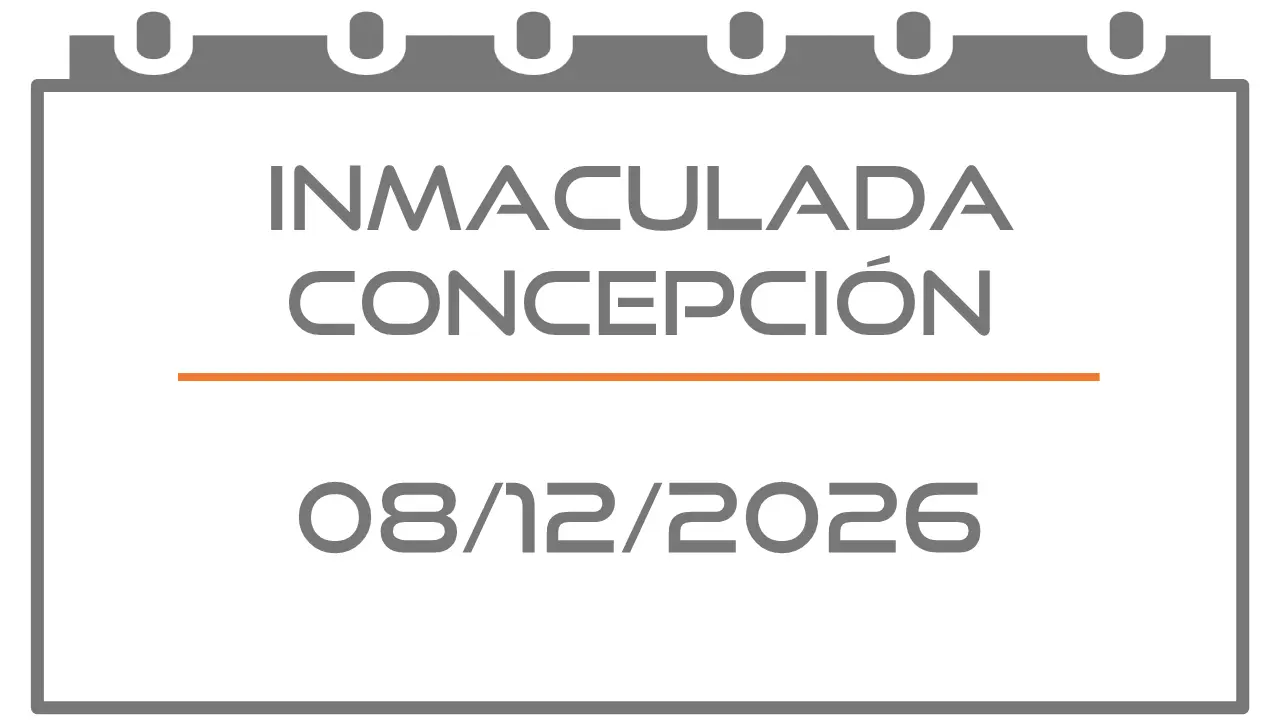 Inmaculada Concepción (Festivo 08-12-2026)