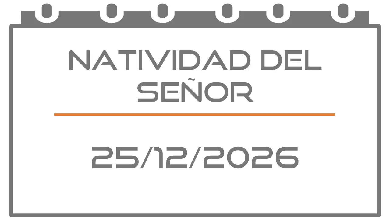 Natividad del Señor (Festivo 25-12-2026)