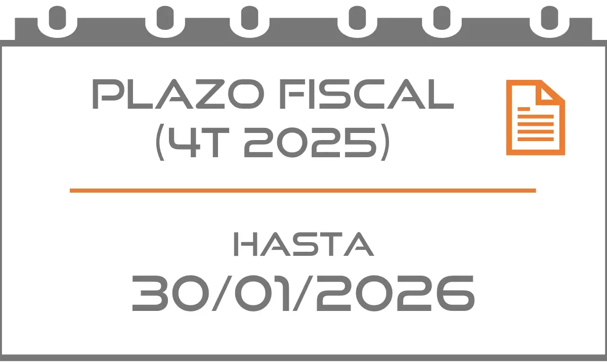 Presentar modelos 130, 131, 303, 309, 349: 4T 2025 (Fiscal 30/01/2026)