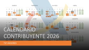 Calendario del contribuyente 2026