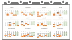 Calendario del contribuyente 2026
