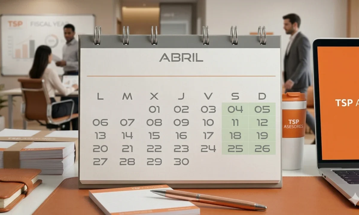 Los plazos fiscales y días inhábiles de abril 2026