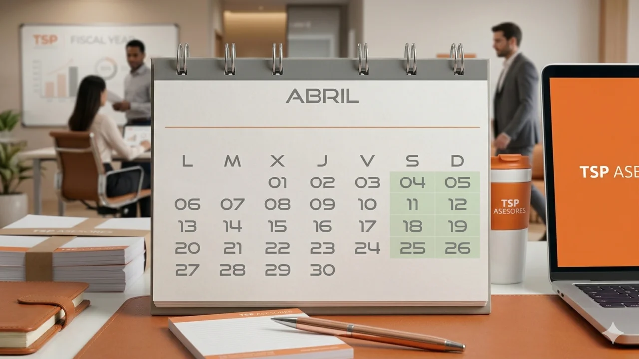 Los plazos fiscales y días inhábiles de abril 2026