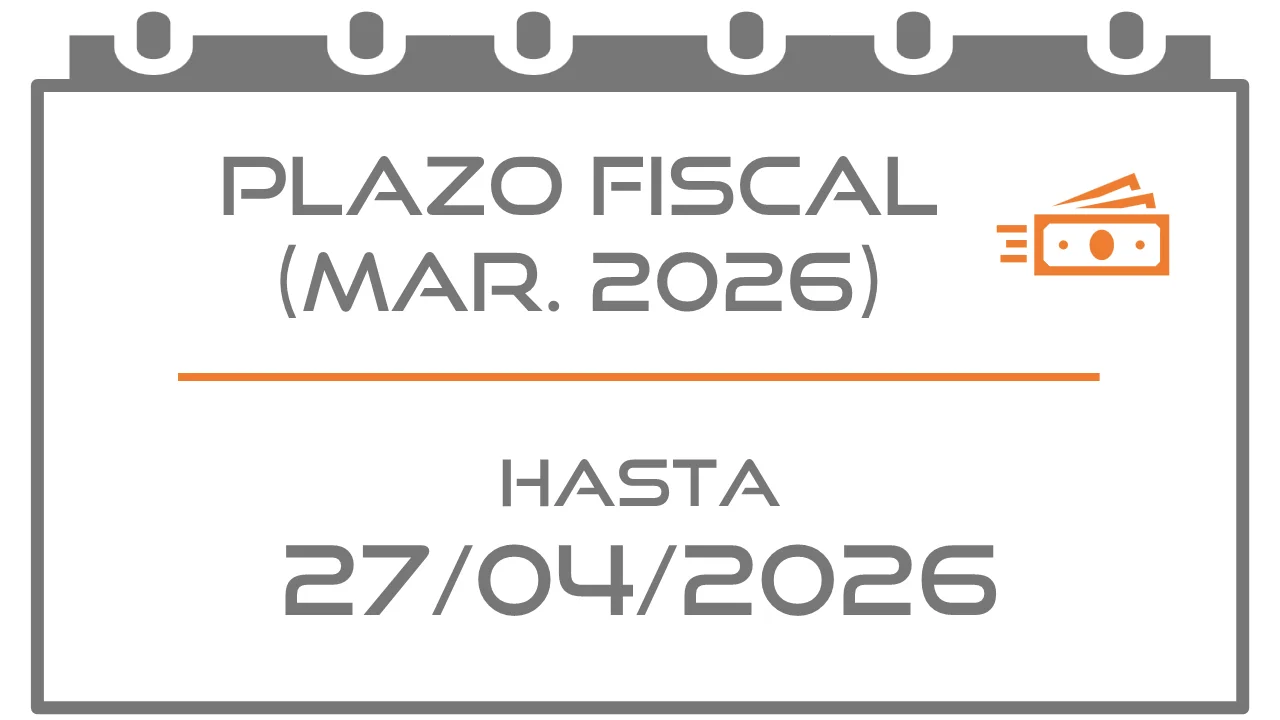 ▷ Domiciliar modelo 303: mar. 2026 (Fiscal 27/04/2026)