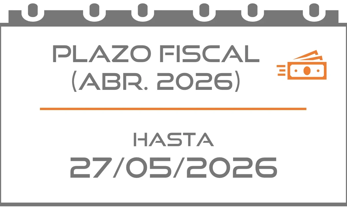 Domiciliar modelo 303: abr. 2026 (Fiscal 27/05/2026)
