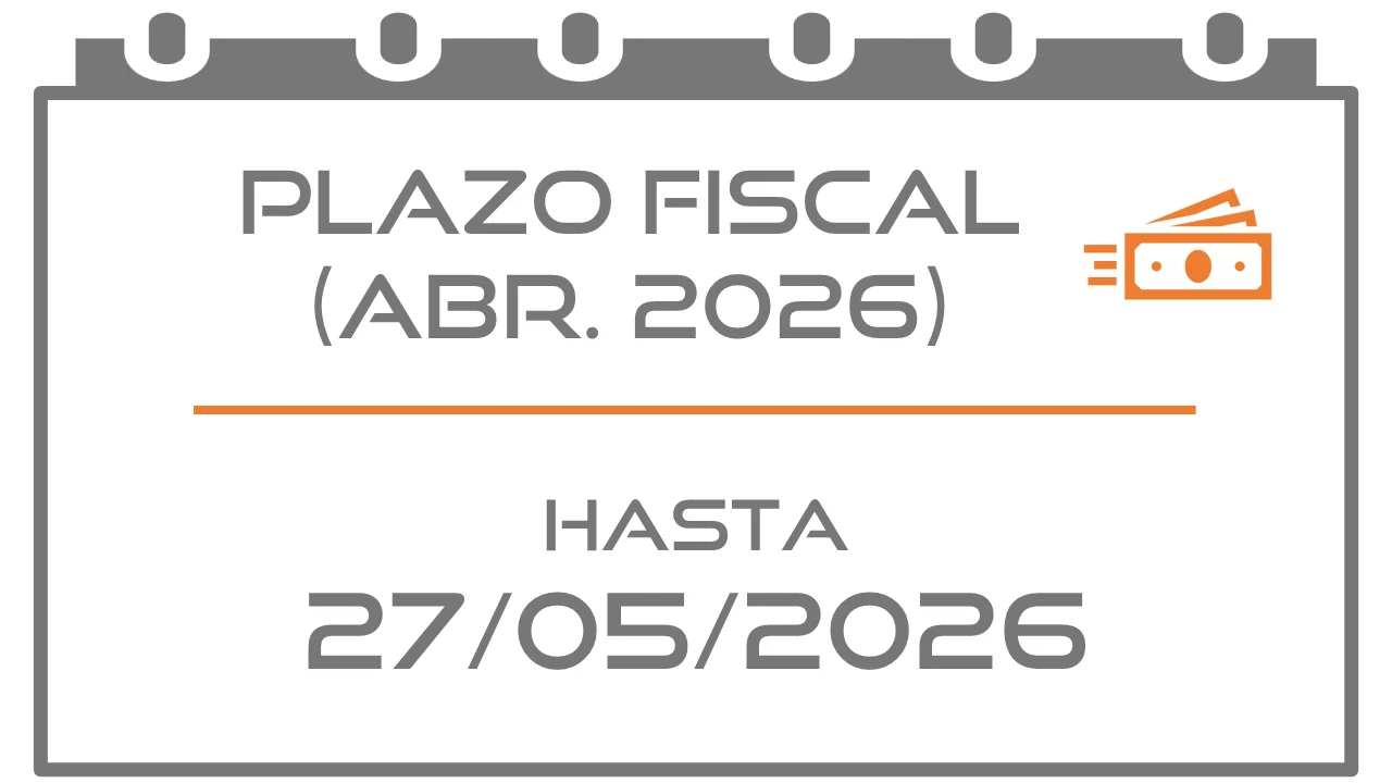 Domiciliar modelo 303: abr. 2026 (Fiscal 27/05/2026)