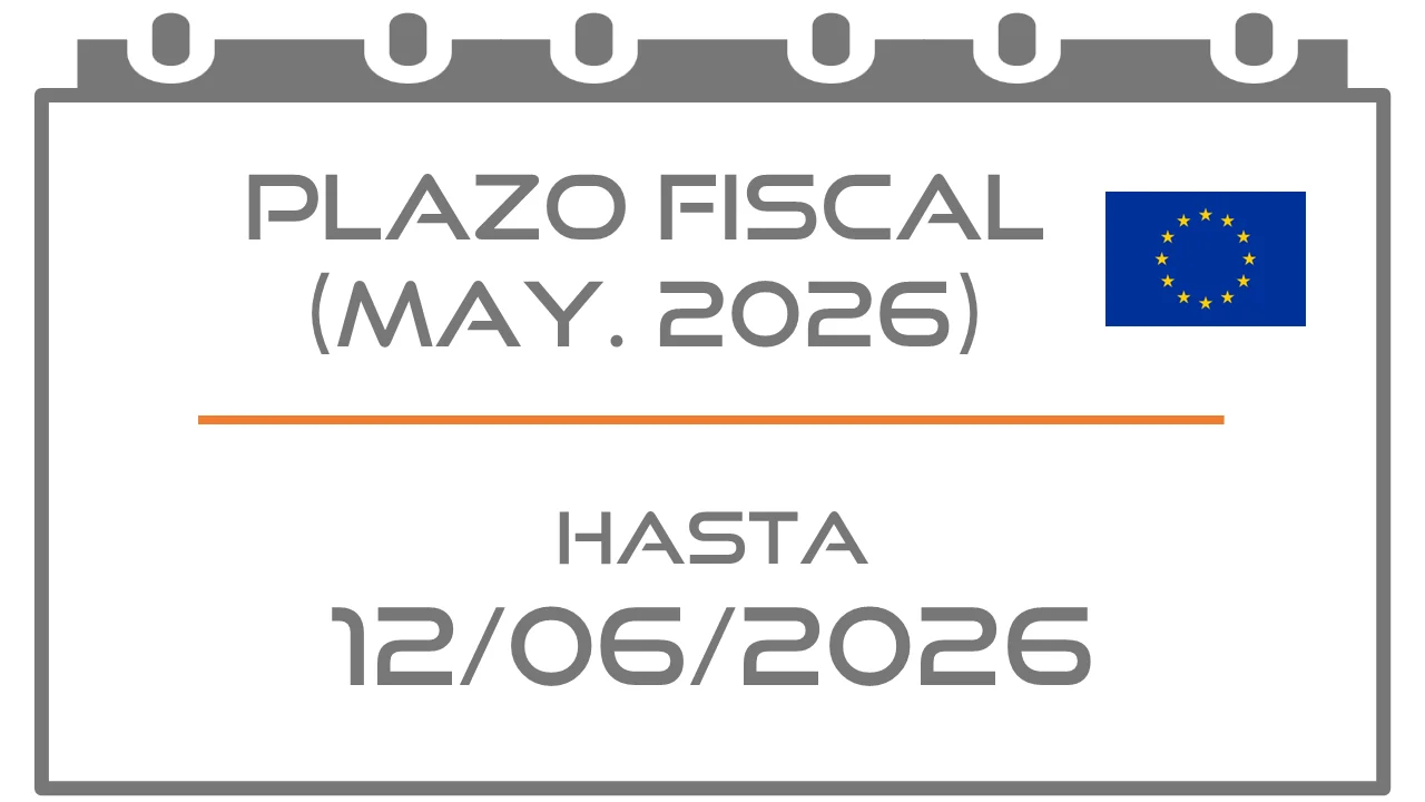 Declarar INTRASTAT: may. 2026 (Fiscal 12/06/2026)