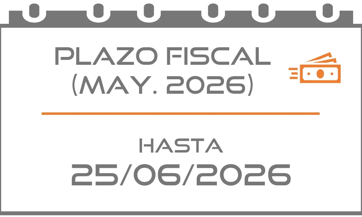 Domiciliar modelo 303: may. 2026 (Fiscal 25/06/2026)