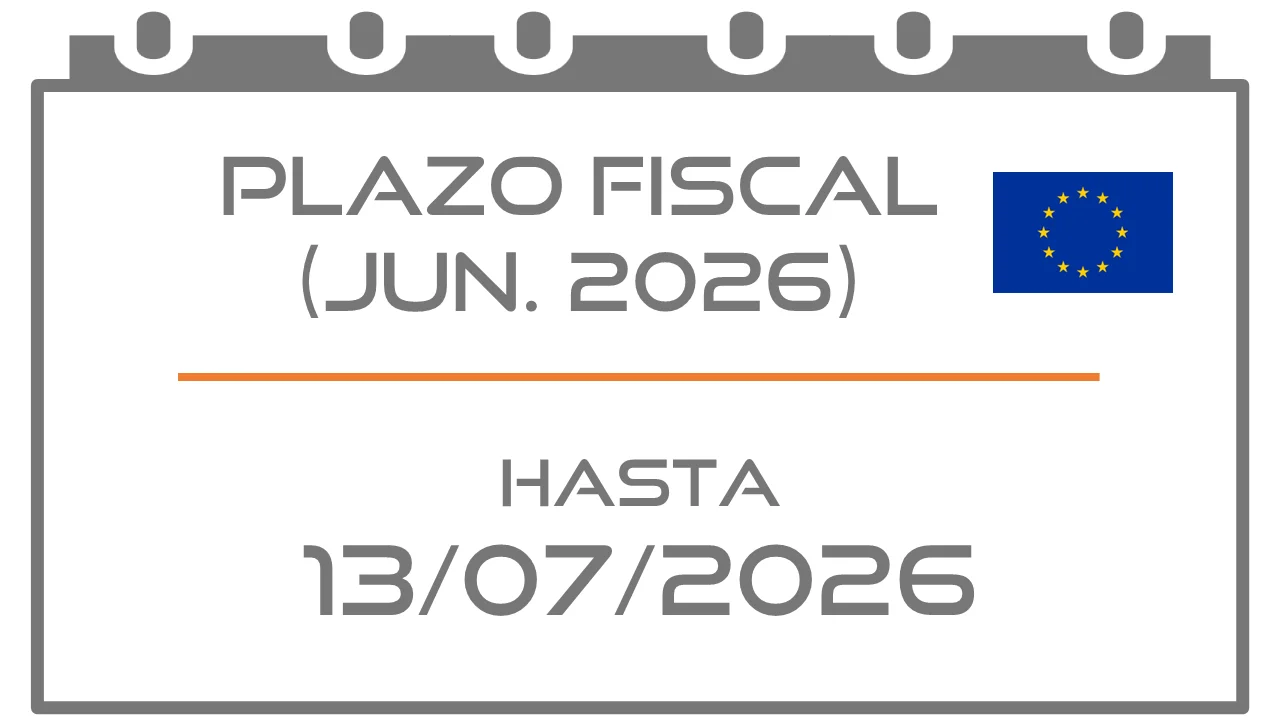 Declarar INTRASTAT: jun. 2026 (Fiscal 13/07/2026)